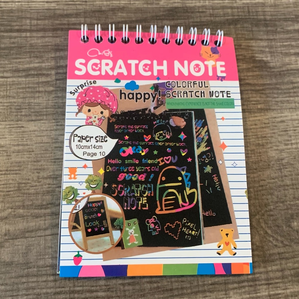 🍒🍒 Rainbow Scratch Note Book - Picture 5 of 7